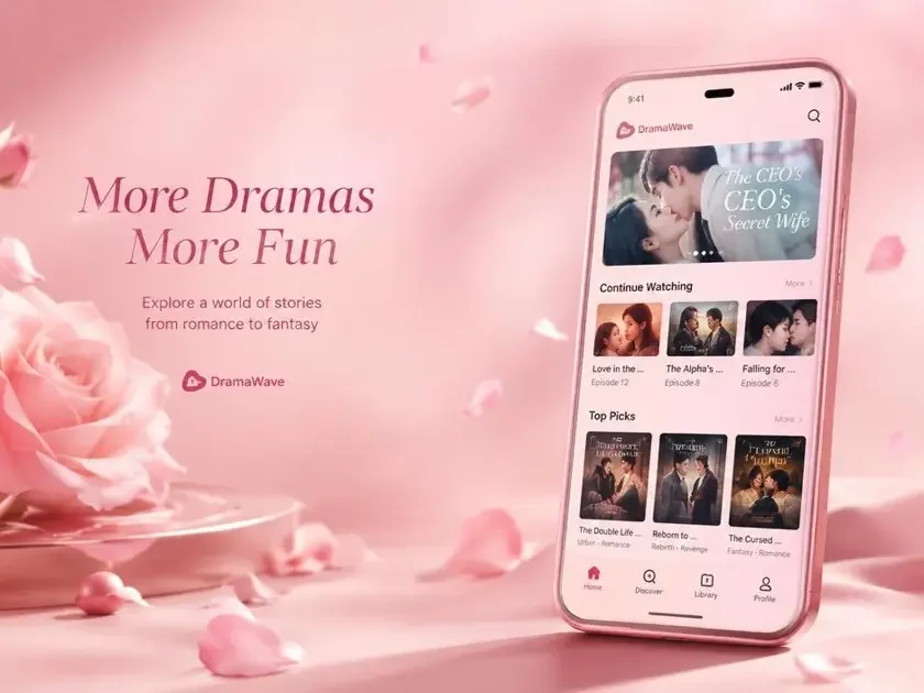 黄果短剧电影 APP 界面展示 - 甜宠短剧在线追剧